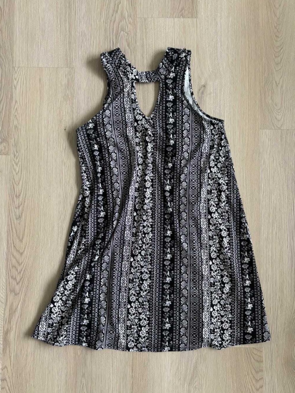 Patterned Swing Dress